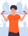 پیش‌نمایش فایل boy-doing-workout-11568093 از پک فعالیت کودکان