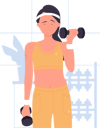 پیش‌نمایش فایل girl-doing-bicep-exercise-11568089 از پک فعالیت کودکان