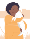 پیش‌نمایش فایل kids-with-pets-11568074 از پک فعالیت کودکان