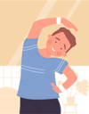 پیش‌نمایش فایل little-boy-doing-stretching-11568088 از پک فعالیت کودکان