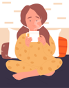 پیش‌نمایش فایل little-girl-holding-hot-drink-11568069 از پک فعالیت کودکان