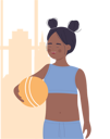 پیش‌نمایش فایل sport-girl-with-ball-11568095 از پک فعالیت کودکان