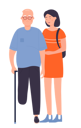 پیش‌نمایش فایل girl-helping-handicap-aged-man-11569842 از پک فعالیت افراد
