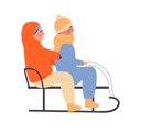 پیش‌نمایش فایل kids-enjoying-snow-ride-11569861 از پک فعالیت افراد
