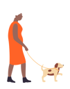 پیش‌نمایش فایل aged-woman-walking-with-dog-11569699 از پک فعالیت افراد