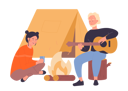 پیش‌نمایش فایل couple-doing-camping-11569710 از پک فعالیت افراد
