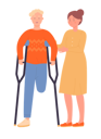 پیش‌نمایش فایل girl-helping-handicap-man-11569703 از پک فعالیت افراد