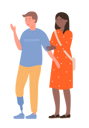 پیش‌نمایش فایل girl-helping-handicapped-man-11569686 از پک فعالیت افراد