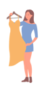 پیش‌نمایش فایل girl-holding-dress-11569684 از پک فعالیت افراد