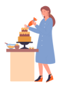 پیش‌نمایش فایل girl-making-cake-11569702 از پک فعالیت افراد