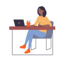 پیش‌نمایش فایل girl-working-in-office-11569714 از پک فعالیت افراد