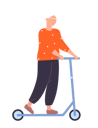پیش‌نمایش فایل woman-riding-kick-scooter-11569708 از پک فعالیت افراد