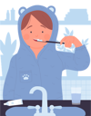 پیش‌نمایش فایل girl-cleaning-tooth-11568140 از پک روال صبحگاهی