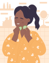 پیش‌نمایش فایل girl-doing-face-care-routine-11568141 از پک روال صبحگاهی