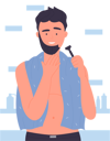 پیش‌نمایش فایل man-trimming-beard-11568144 از پک روال صبحگاهی