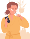 پیش‌نمایش فایل young-girl-cleaning-teeth-11568145 از پک روال صبحگاهی