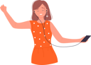 پیش‌نمایش فایل female-listen-music-11569559 از پک افراد در حال شنیدن موسیقی