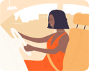 پیش‌نمایش فایل female-driving-car-11569555 از پک افراد در ماشین