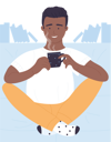 پیش‌نمایش فایل boy-drinking-hot-coffee-11568015 از پک افراد در حال غذا خوردن