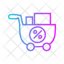 پیش‌نمایش فایل shopping-cart-gradient-10294325 از پک دوشنبه سایبری