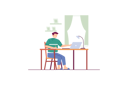 پیش‌نمایش فایل boy-attending-online-class-6357937 از پک یادگیری و آموزش