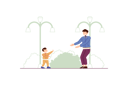 پیش‌نمایش فایل child-learns-to-walk-with-father-6357936 از پک یادگیری و آموزش