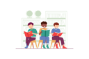 پیش‌نمایش فایل little-boys-reading-book-6357938 از پک یادگیری و آموزش