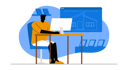 پیش‌نمایش فایل architect-is-designing-home-exterior-on-computer-6571560 از پک مشاور املاک