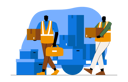 پیش‌نمایش فایل warehouse-workers-lifting-boxes-6571556 از پک مشاور املاک