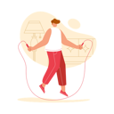 پیش‌نمایش فایل boy-doing-rope-jumping-3051120 از پک ورزش