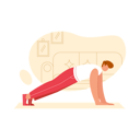 پیش‌نمایش فایل man-doing-pushup-3051119 از پک ورزش
