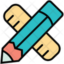 پیش‌نمایش فایل pencil-with-scale از پک طراحی