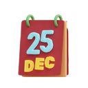 پیش‌نمایش فایل 25th-december-on-calendar-3114538 از پک کریسمس