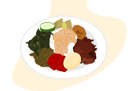 پیش‌نمایش فایل nasi-padang-rendang-from-indonesia-10242500 از پک غذاهای سنتی اندونزیایی