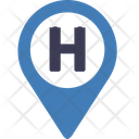 پیش‌نمایش فایل hospital-location-7576696 از پک نشانگر موقعیت مکانی