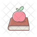 پیش‌نمایش فایل apple-on-book-9783507 از پک آموزش – آیکن‌های توپر