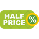 پیش‌نمایش فایل half-price-9807527 از پک نشان‌ها و استیکر