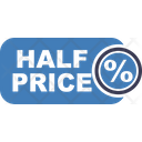 پیش‌نمایش فایل half-price-9817776 از پک نشان‌ها و استیکرها