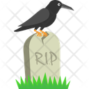 پیش‌نمایش فایل grave-with-crow-10149098 از پک هالووین