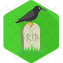 پیش‌نمایش فایل grave-with-crow-10148893 از پک هالووین