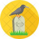 پیش‌نمایش فایل grave-with-crow-10195806 از پک هالووین
