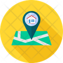 پیش‌نمایش فایل map-pointer-house-10185793 از پک املاک و مستغلات