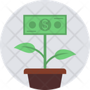 پیش‌نمایش فایل money-plant-48 از پک بازاریابی و مدیریت کسب‌وکار