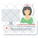 پیش‌نمایش فایل receptionist-75 از پک آیکن‌های پزشکی - بخش 2