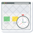 پیش‌نمایش فایل loading-time از پک آیکن‌های چیدمان وب
