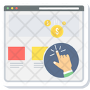 پیش‌نمایش فایل pay-per-click-270 از پک آیکن‌های چیدمان وب