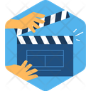 پیش‌نمایش فایل clapperboard-135 از پک آیکن‌های خلاقانه