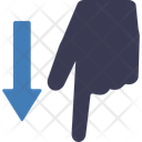 پیش‌نمایش فایل point-down-10286723 از پک جهت