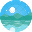 پیش‌نمایش فایل lake-night-11160181 از پک صحنه‌ها