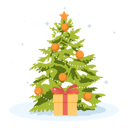 پیش‌نمایش فایل christmas-tree-in-decoration-6972841 از پک تعطیلات زمستانی